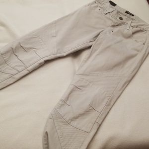 Sinclair Prouve Gray Skinny Stretch Moto Jean's 26